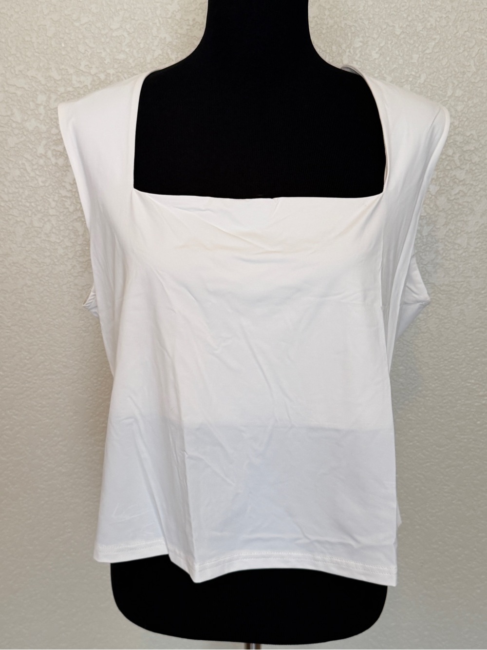 H & M silky square neck top